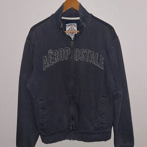 Aeropostale Men Y2K signature zip up sweater Sz Medium